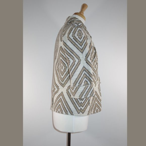 Tory Burch Printed Jacket - Size 8 - Picture 7 of 15
